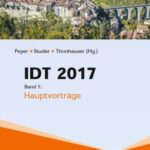 IDT 2017, Band 1: Hauptvorträge