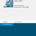 La guerre et la paix dans la poésie épique en France (1500–1800)