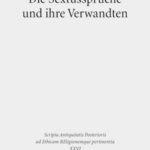 Die Sextussprüche und ihre Verwandten