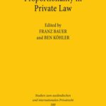 Proportionality in Private Law