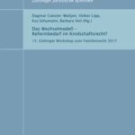 Das Wechselmodell – Reformbedarf im Kindschaftsrecht? - 15. Göttinger Workshop zum Familienrecht 2017