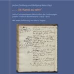 "... die Kunst zu sehn" - Arthur Schopenhauers Mitschriften der Vorlesungen Johann Friedrich Blumenbachs (1809-1811)