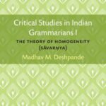 Critical Studies in Indian Grammarians I: The Theory of Homogeneity (Sāvarṇya)