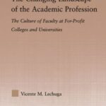 The Changing Landscape of the Academic Profession: Faculty Culture at For-Profit Colleges and Universities