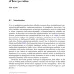 Chapter 8 Categorising What We Study and What We Analyse, and the Exercise of Interpretation