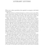 Ancient Greek Literary Letters