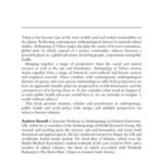 Anthropology of Tobacco