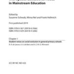 Chapter 1 Student voices on social exclusion in general primary schools