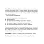 Classical Economics and Modern Theory