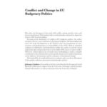 Conflict and Change in EU Budgetary Politics