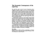 The Economic Consequences of the Gulf War
