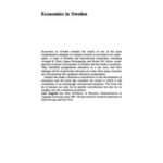 Economics in Sweden
