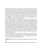 Energy, Wealth and Governance in the Caucasus and Central Asia