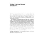 Ethical Codes and Income Distribution