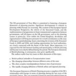 The European Dimension of British Planning