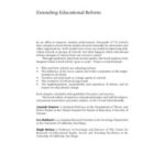 Extending Educational Reform