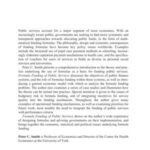 Formula Funding of Public Services