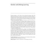 Gender and Lifelong Learning