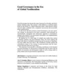 Good Governance in the Era of Global Neoliberalism