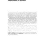 Implications of the Euro