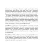 Institutional and Technological Change in Japan's Economy