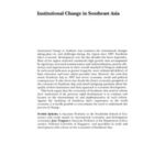 Institutional Change in Southeast Asia