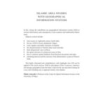 Islamic Area Studies with Geographical Information Systems
