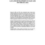 Law and Development in East and South-East Asia