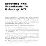 Meeting the Standards in Primary ICT