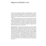 Migration and Health in Asia