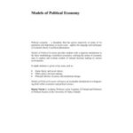 Models of Political Economy