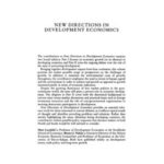 New Directions in Development Economics