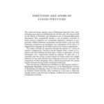 Partitions and Atoms of Clause Structure