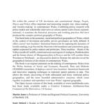 People, Places and Policy