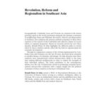 Revolution, Reform and Regionalism in Southeast Asia