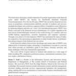 The Society for Worldwide Interbank Financial Telecommunication (SWIFT)