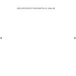 Stress in Post-War Britain