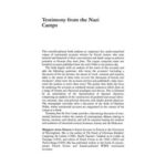 Testimony from the Nazi Camps