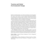 Tourism and Global Environmental Change