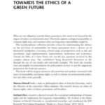 Towards the Ethics of a Green Future