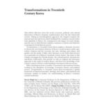 Transformations in Twentieth Century Korea