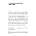 Transnational Migration and Work in Asia