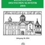 Bulletin der deutschen Slavistik. Jahrgang 20, 2014