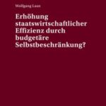Erhoehung staatswirtschaftlicher Effizienz durch budgetaere Selbstbeschraenkung?