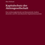 Kapitalschutz der Aktiengesellschaft