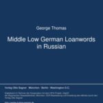 Middle Low German Loanwords in Russian