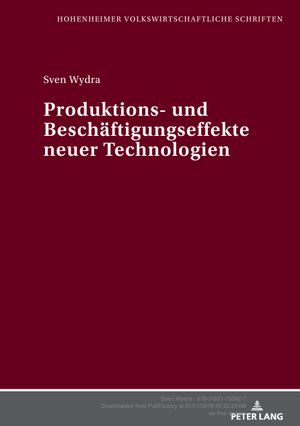 thumbnail-6775.jpg Produktions- und Beschaeftigungseffekte neuer Technologien - Image 1