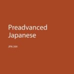 Preadvanced Japanese
