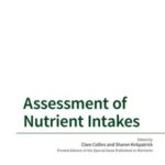 Assessment of Nutrient Intakes